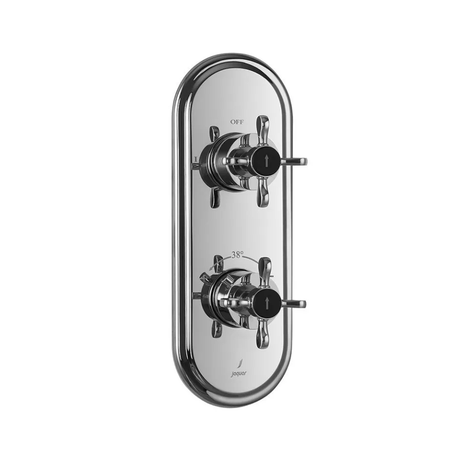 JAQUAR AQUAMAX EXPOSED PART KIT OF THERMOSTATIC SHOWER MIXER WITH 2-WAY DIVERTER QQP-CHR-7681KPM