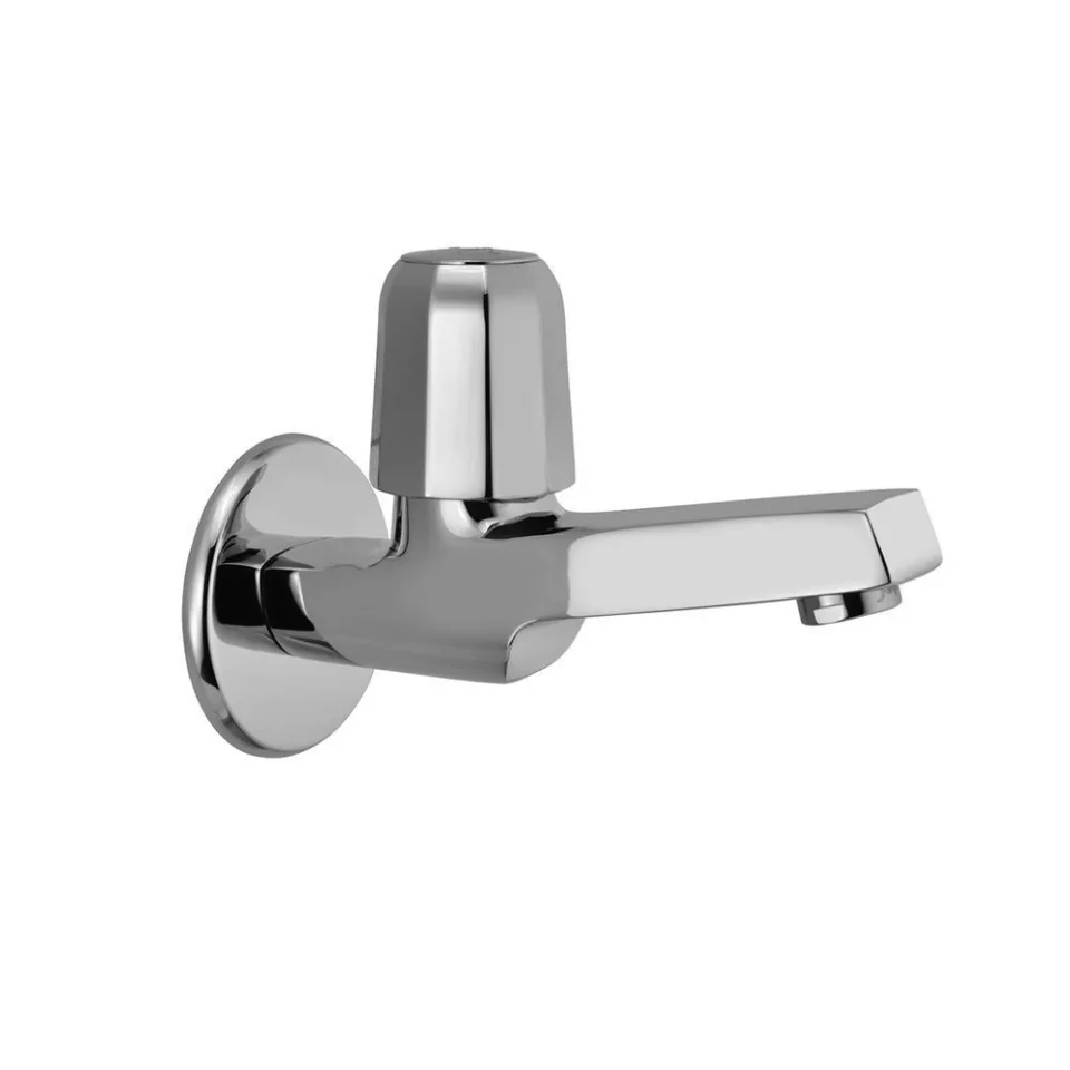 JAQUAR BIB COCK WITH WALL FLANGE COP-CHR-037PM