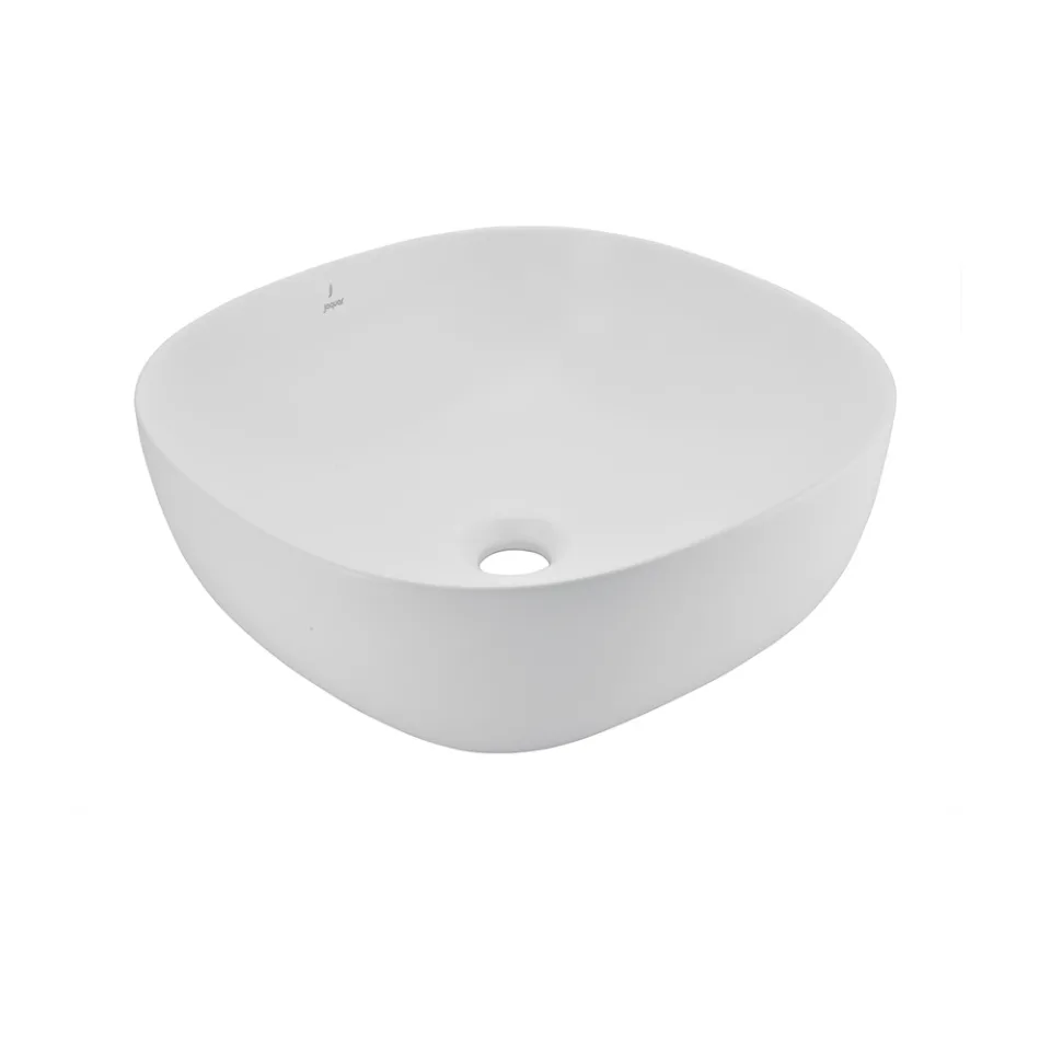 JAQUAR DESIGNER TABLE TOP BASIN IN WHITE MATT JDS-WHM-25911